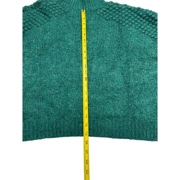 Free People Bradley Textured Pullover Sweater in Alpine Heather, size XL, NWOT - Picture 10 of 13